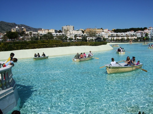 Bootjes in Parque de la Batería